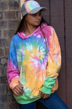 Tie-Dye CD8600 - Unisex Cloud Hooded Sweatshirt