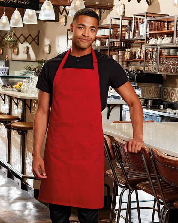 Artisan Collection by Reprime RP154 - Unisex 'Colours' Sustainable Pocket Bib Apron