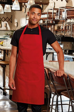Artisan Collection by Reprime RP154 - Unisex Colours Sustainable Pocket Bib Apron