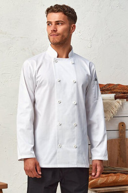 Artisan Collection by Reprime RP657 - Unisex Long-Sleeve Sustainable Chefs Jacket