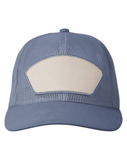 Big Accessories BA682 - All-Mesh Patch Trucker Hat