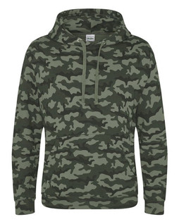 Just Hoods By AWDis JHA014 - Versatile Unisex Camo Hoodie with Front Pouch