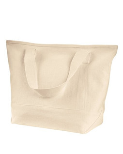BAGedge BE258 - Cotton Canvas Wine & Growler Carrier Tote