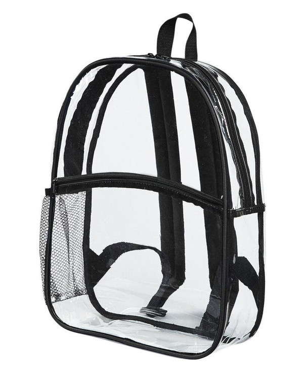 BAGedge BE259 - Transparent PVC School Backpack with Pockets