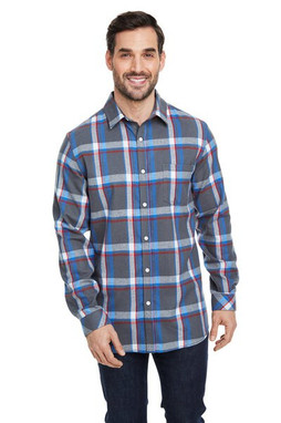 Burnside B8212 - Woven Plaid Flannel With Biased Pocket