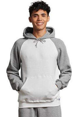 Russell Athletic 693HBM - Adult Dri-Power® Colorblock Hooded Sweatshirt