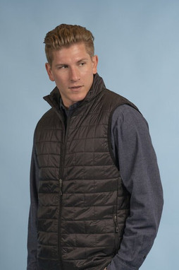 Burnside 8703BU - Adult Box Quilted Puffer Vest