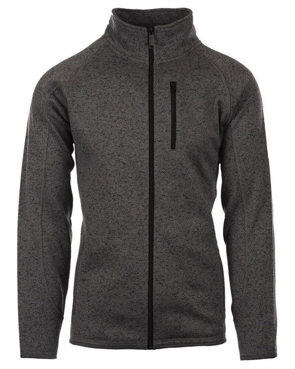 Burnside B3901 - Men's Sweater Knit Jacket