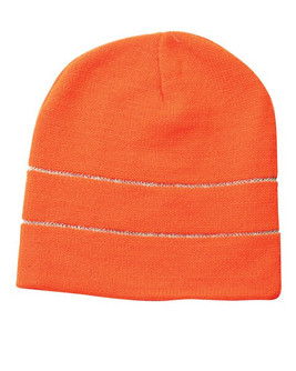 Bayside BA3715 - Reflective 3M Thread Acrylic Beanie Made in USA