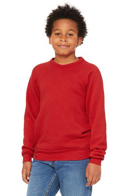 Bella+Canvas 3901Y - Youth Sponge Fleece Raglan Sweatshirt