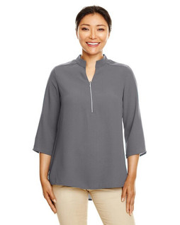 Devon & Jones DP611W - Ladies Perfect Fit  3/4-Sleeve Crepe Tunic