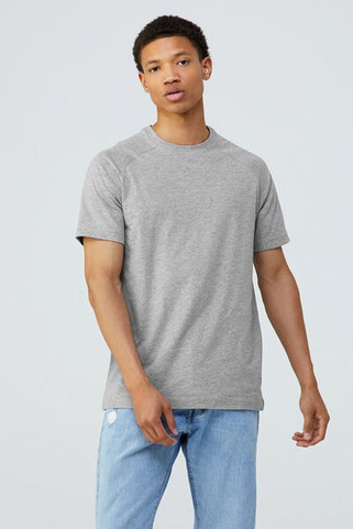 Bella+Canvas 3201 - Mens Heather CVC Raglan T-Shirt