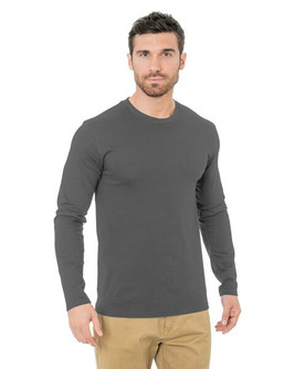 Bayside BA9550 - Unisex Fine Jersey Long-Sleeve Crew T-Shirt