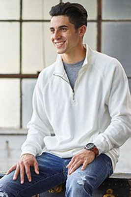 J. America JA8869 - Adult Triblend Fleece Quarter-Zip