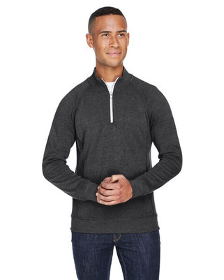 J. America JA8869 - Adult Triblend Fleece Quarter-Zip