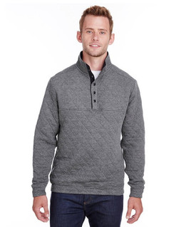 J. America JA8890 - Adult Quilted Snap Pullover