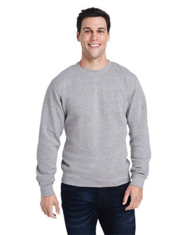 J. America 8870JA - Adult Triblend Crewneck Sweatshirt