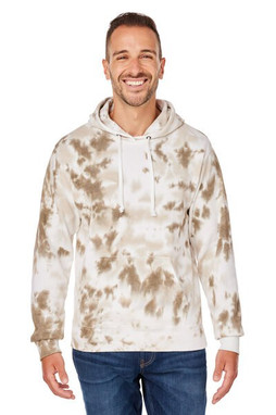 J. America 8861JA - Adult Tie-Dye Pullover Hooded Sweatshirt