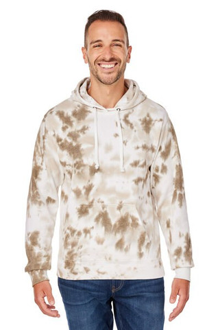 J. America 8861JA - Adult Tie-Dye Pullover Hooded Sweatshirt