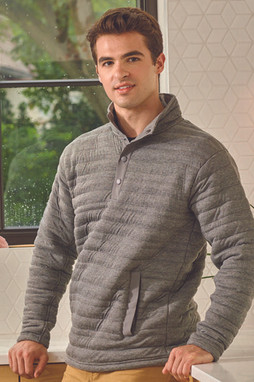 J. America 8895JA - Mens Horizon Quarter-Snap Pullover