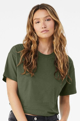 Bella+Canvas 6482 - FWD Fashion Ladies Jersey Cropped T-Shirt