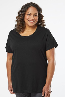 LAT 3816 - Ladies Curvy Fine Jersey T-Shirt