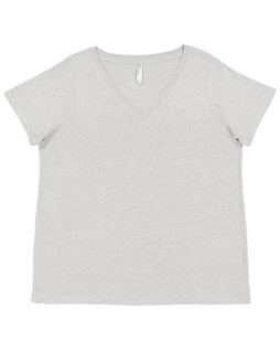 LAT 3817 - Ladies Curvy V-Neck Fine Jersey T-Shirt