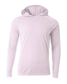 A4 N3409 - Men's Cooling Performance Long-Sleeve Hooded T-shirt