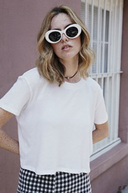 Alternative Apparel 5114BP - Ladies Headliner Cropped T-Shirt