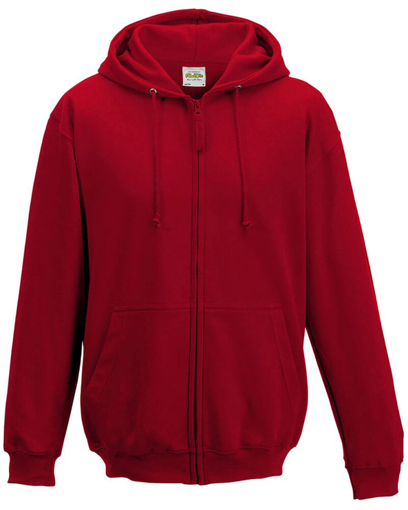 Just Hoods By AWDis JHA050 - Men's 80/20 Midweight College Full-Zip Hooded Sweatshirt