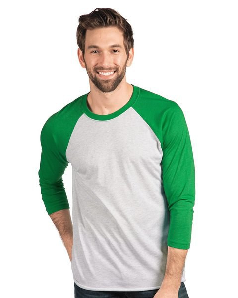 Next Level 6051 - Tri-Blend Three-Quarter Sleeve Raglan Tee
