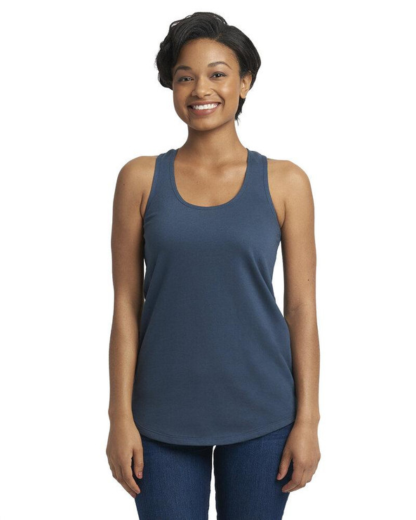 Next Level Apparel 6933 - Ladies French Terry Racerback Tank
