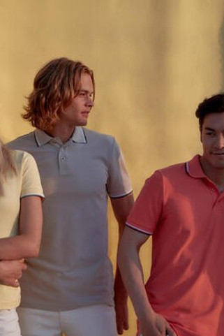 Malfini 233 - Eleganter Kontraststreifen Polohemd