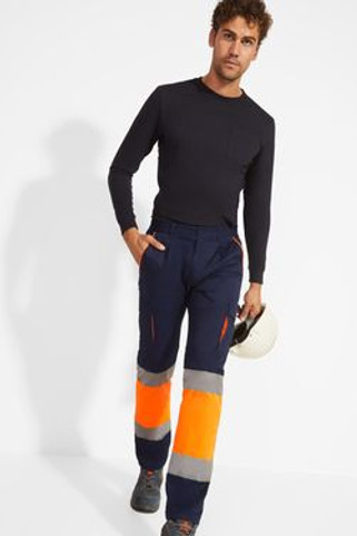 Roly HV9321 - ENIX Pantalon haute visibilité doublé à poches multiples