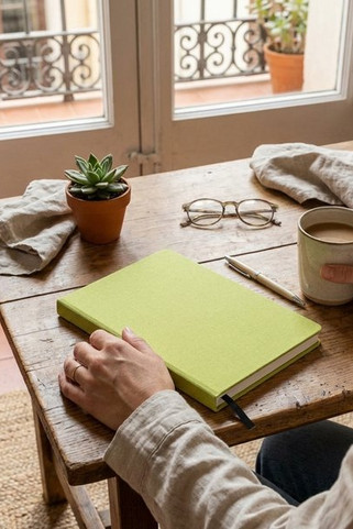 GROW A5 gerecycled notitieboekje - GiftRetail MO6689