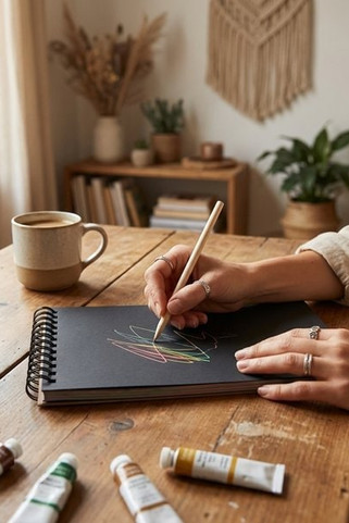 BLACK Notes z papierem typu zdrapka - GiftRetail MO6699