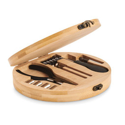 GiftRetail MO6758 - BARTLETT Set 15 ferramentas caixa bambu
