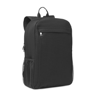 EIRI 15 Inch Canvas Laptop Backpack with Trolley Strap - GiftRetail MO6763