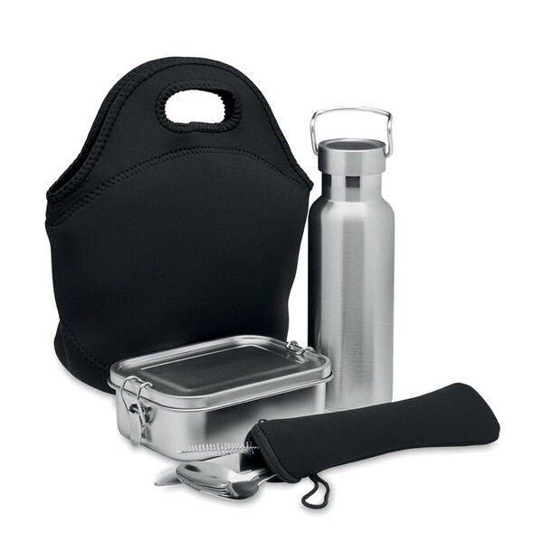 ILY Set à déjeuner en acier inox - GiftRetail MO6765