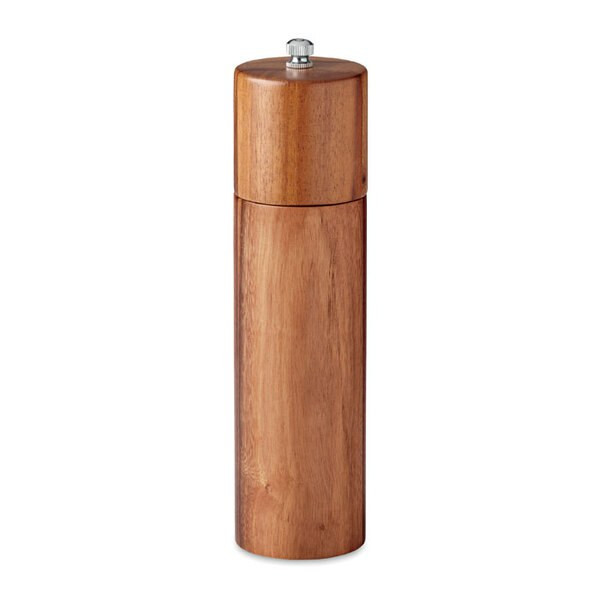 TUCCO Elegant Acacia Wood Pepper Grinder with Ceramic Mechanism - GiftRetail MO6771
