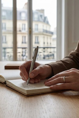 GRAZ Eco-Friendly Recycled Stainless Steel Pen Set - GiftRetail MO6794