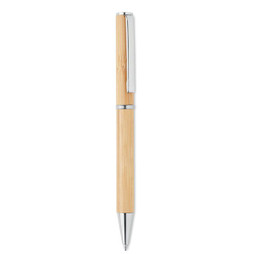 GiftRetail MO6821 - NAIRA Stylo bille twist en bambou