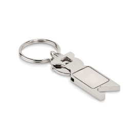 GiftRetail MO6824 - TOKEU Multi-Function Euro Token Keyring with Opener