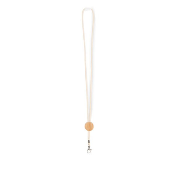 KARA Cotton Lanyard with metal hook - GiftRetail MO6830