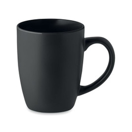 GiftRetail MO6840 - LIM Elegant Two-Tone Black Ceramic Mug 290ml