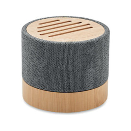 GiftRetail MO6847 - BOOL Eco-Friendly Bamboo Wireless Speaker with SD Port