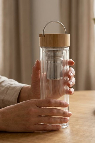 BATAMI Kaksiseinäinen lasipullo - GiftRetail MO6854