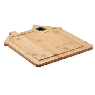 RUMAT Eco-Friendly Bamboo House Shaped Cutting Board - GiftRetail MO6859