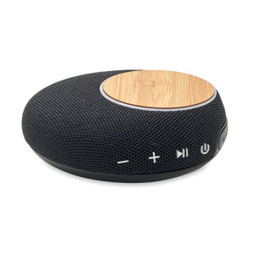 GiftRetail MO6887 - FLARE Bamboo Wireless Speaker with Power Bank