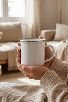 PLATEADO Sublimation mug enamel layer - GiftRetail MO6917